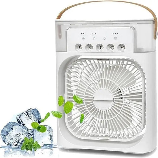 Portable Humidifier Air Cooler Mist Fan Mini Cooler Mini Mist Spray Air Cooler Rechargeable Cooler