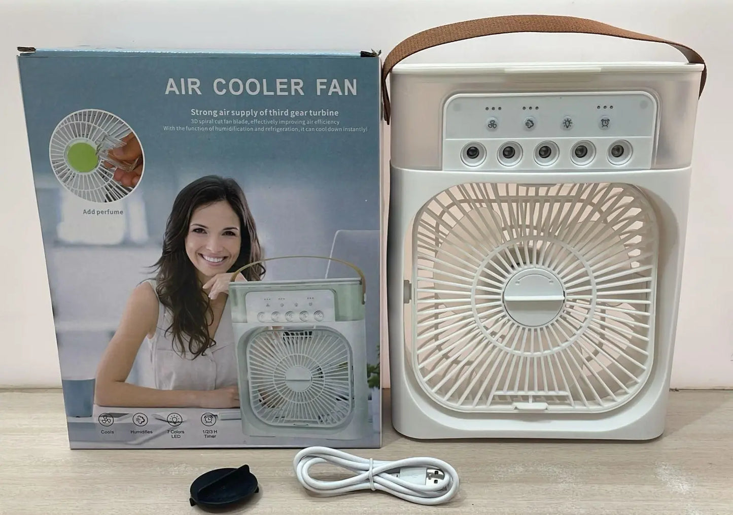 Portable Humidifier Air Cooler Mist Fan Mini Cooler Mini Mist Spray Air Cooler Rechargeable Cooler