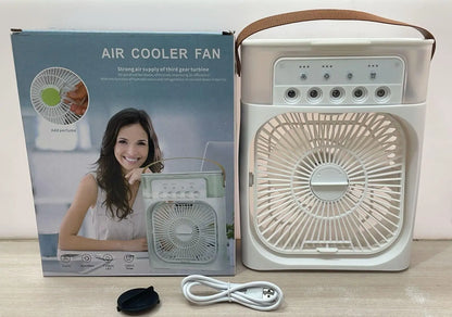 Portable Humidifier Air Cooler Mist Fan Mini Cooler Mini Mist Spray Air Cooler Rechargeable Cooler