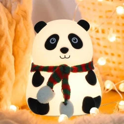Silicone Panda Lamp Silicon Silicone Night Light Silicon Night Lamps Silicon Touch Panda Night Lamp